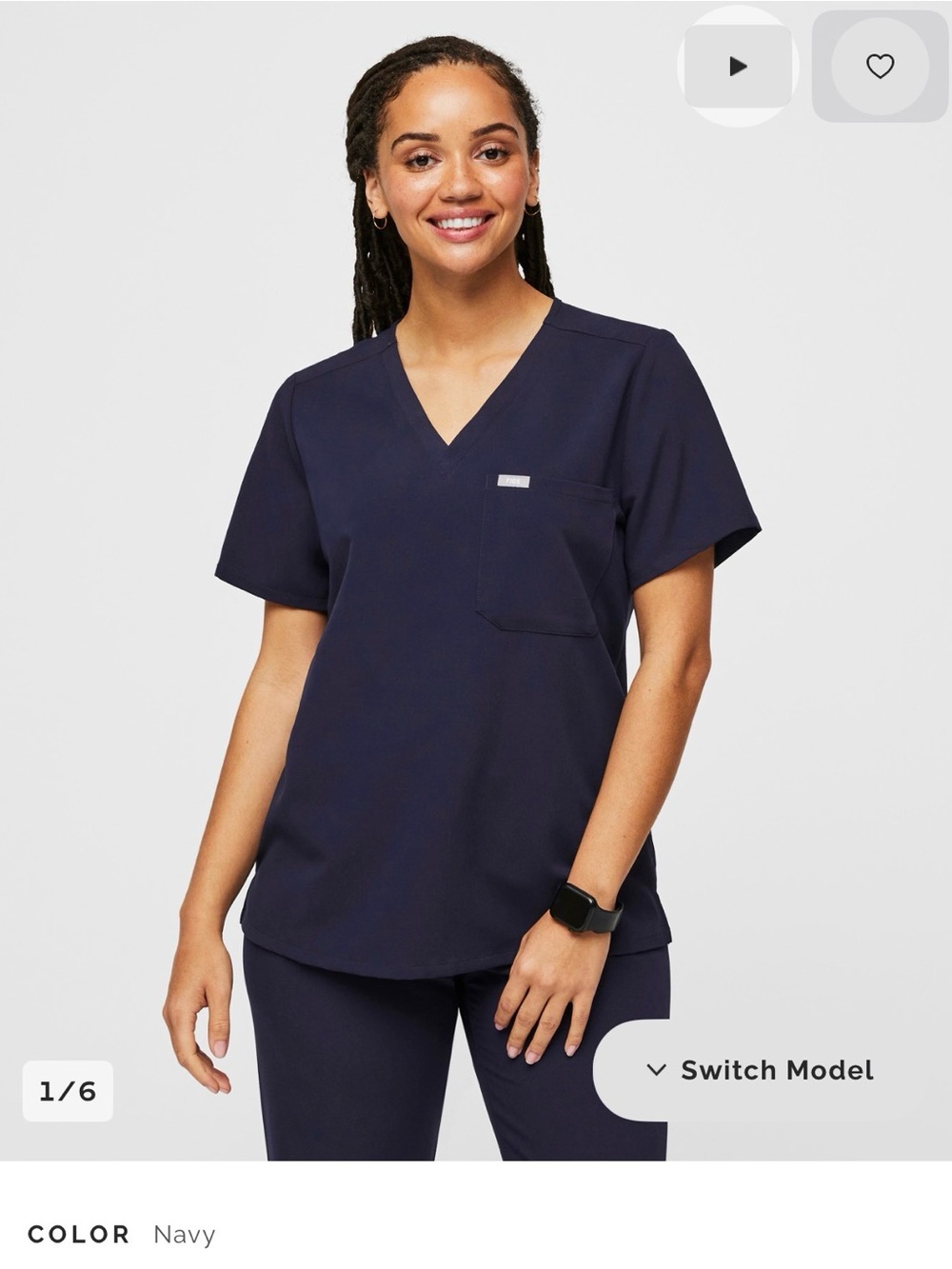 FIGS Catarina top